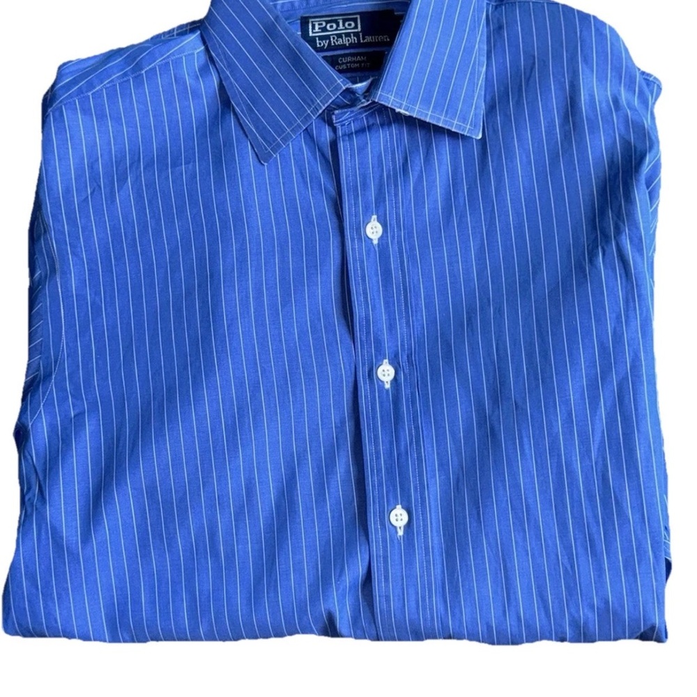 Polo by Ralph Lauren Blue Striped Men's Shirt